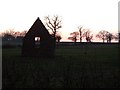 Chapel Remains, Bentley, Twilight