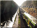 SP0484 : Birmingham & Worcester Canal and railway line by Phil Champion