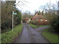 View north from Blackhorse Lane, South Mimms