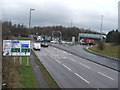 Approach to Tingley Roundabout.