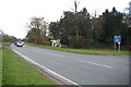 Junction of the A56 and Hobb Lane