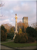 SK3387 : Godfrey Sykes Memorial, Weston Park by Liz Cole
