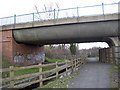 Aqueduct carrying the Basingstoke Canal over the Blackwater River