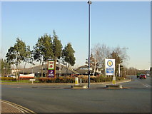 SJ4589 : Chapel Brook motel and access to Huyton Industrial Estate by Sue Adair