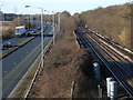 The A329 and the railway, Bracknell