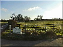 TL3009 : Entrance to Bayford Hall Farm, Bayford Lane, Hertfordshire by Christine Matthews