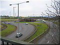 Zoons Court Roundabout A417 from overbridge