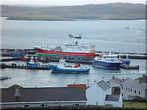 HU5362 : Symbister Harbour, Whalsay by John Dally