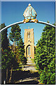 Arch and Cathedral Steps, Guildford.