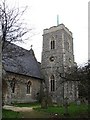 TL3618 : St. John the Evangelist Church - High Cross, Herts by Catherine Edwards