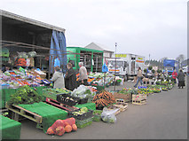 H4374 : Monday Market, Omagh by Kenneth  Allen