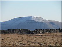 SD7474 : Ingleborough from the west. by Steve Partridge