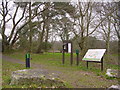 Entrance to Finglandriggs Wood