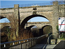 NT2270 : Slateford Aqueduct and Viaduct by Kevin Rae