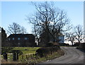 Houses and trees, north of Smallburn