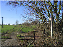 TL6809 : Footpath and gate by John Winfield