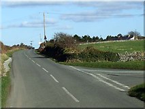 SH2380 : Road junction on Porthdafarch road by Nigel Williams