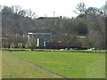 Pumping house near White Hall Farm.