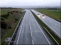  : A55 at Gaerwen intersection by Nigel Williams