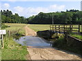 Ford across River Ash at Watersplace Farm