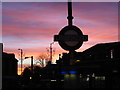 Sunrise over Southgate Tube Station