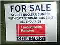 Secret Nuclear Bunker - can now be yours