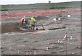 Archaeologists working near Dinorben, St. George.