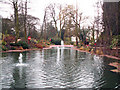 Ornamental pond in King