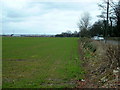 Looking along the line of Melton Road, Sprotbrough