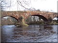 NY5162 : A6071 river bridge. by John Holmes