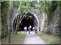 SK1746 : The tunnel at the start of the Tissington Trail, Ashbourne by Oliver Dixon