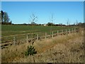 Looking across fields towards Shootersway Farm