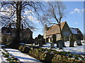 Gravestones and Church Hall, Barnston