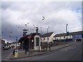 SO6514 : Cinderford Town Centre and War Memorial by Bob Embleton