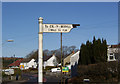 Signpost at Rhos, near Pontardawe