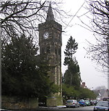 NZ2715 : Pierremont clock tower : Tower Road by Hugh Mortimer