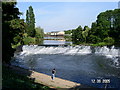 SO8453 : Diglis weir Worcester by Andrew Darge