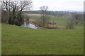 Lake in the grounds of Pengethley Hotel