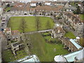 View from Bell Harry Tower of Canterbury Cathedral