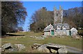 The Old Schoolhouse and Church Tower, Sampford Spiney