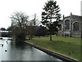 St Marys Church and river bank