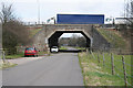 Watergate Lane and the M1 near Braunstone