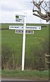 Signpost to Leesthorpe on Whissendine Road