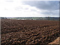 SP5053 : Newly ploughed field near Westhorp by David Stowell