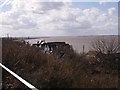 Houses on Seasalter Beach