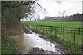 Muddy track near Georgia Farm