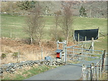 SH6029 : Farm gate at Tyddyn Rhyddyd by David Medcalf