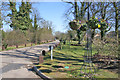 Driveway at Ranksborough Hall Mobile Home Park