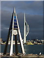 Millennium Towers taken from Falkland Gardens, Gosport