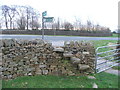 Stile and gate by the A65.